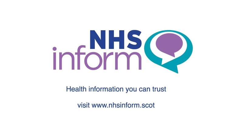 NHS inform logo on white background